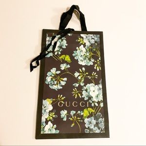 Gucci Floral Paper Shopping Gift Bag